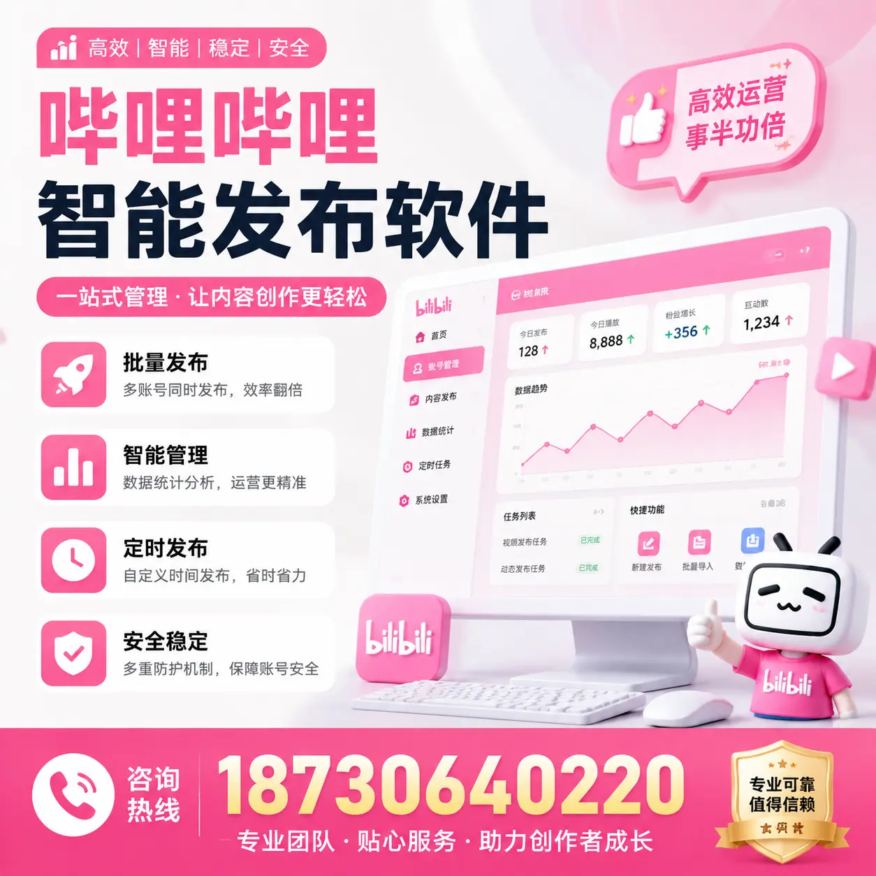 如何评估哔哩哔哩智能发布软件的ROI?迪庆 企业必读